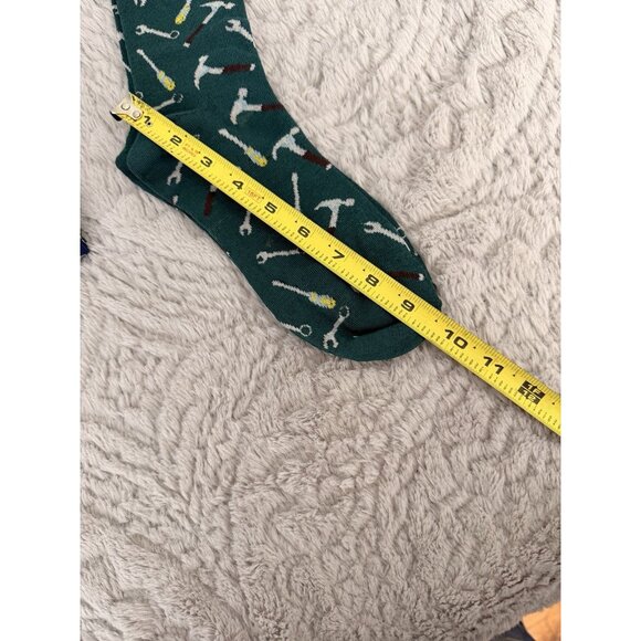 Men's Novelty Crew Socks Bundle Tools & Martini Print Sz 10-13 - Picture 5 of 6